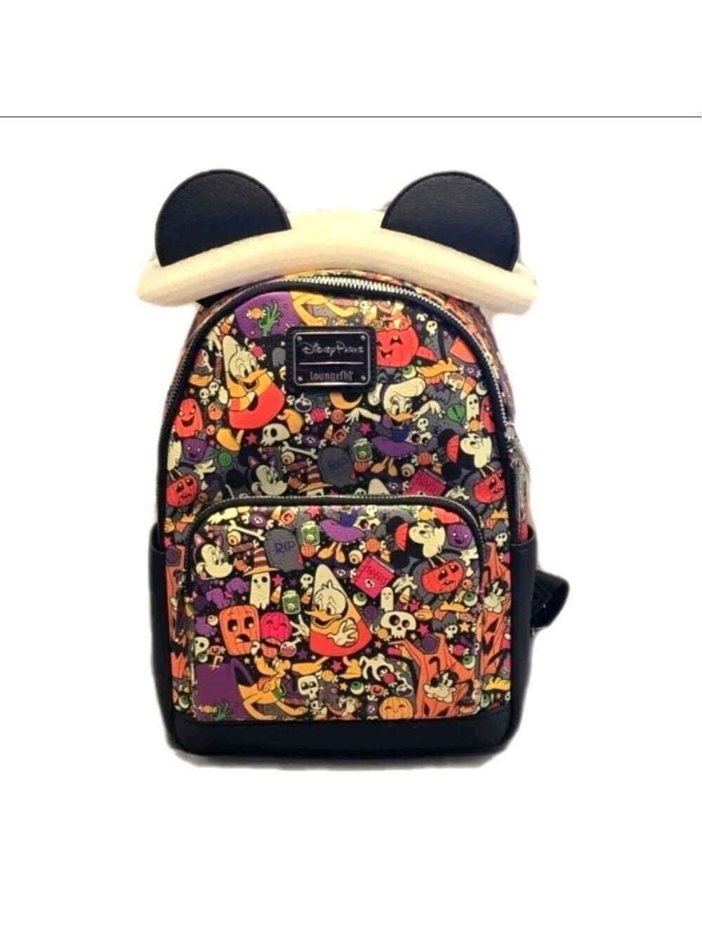 2022 Loungefly Disney Parks Mickey And Friends Halloween Mini Backpack
